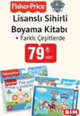 FİSHER PRİCE LİSANSLI SİHİRLİ BOYAMA KİTABI